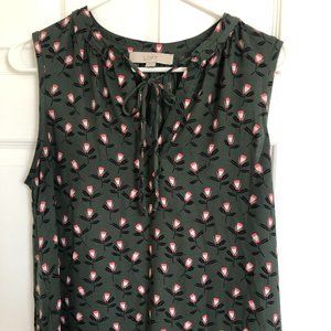 Loft Sleeveless Blouse, M